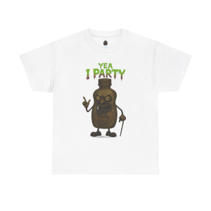 Yea I Party – Deranged Baby Oil Horror Cartoon T-Shirt